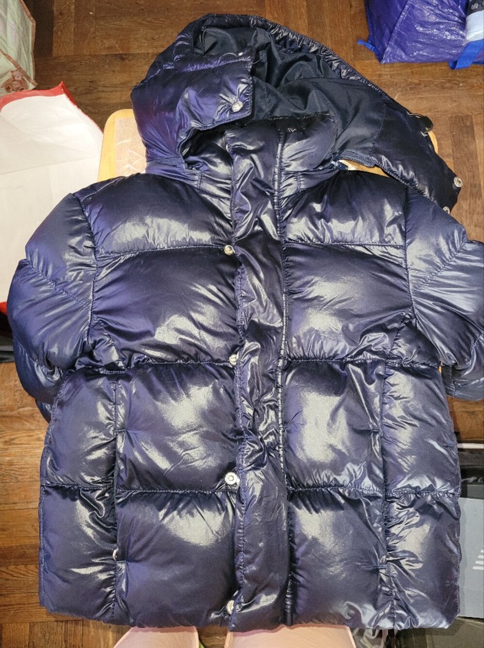 Kids Navy Puffer Jacket - Stylish Warm Coat